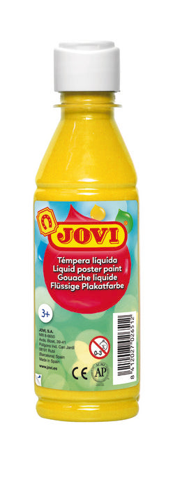 TEMPERA LIQUIDA JOVI 250 ML AMARILLO | 1 UNIDADES | (JOVI)