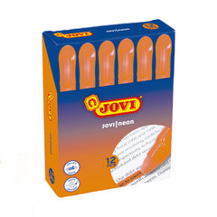 Marcador Cera Naranja Blister 12 Unid | Jovi | Pack 1 Unidades