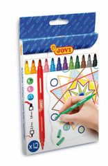 Rotulador Doble Punta Jovi 12Ud Surtido | Jovi | Pack 1 Unidades