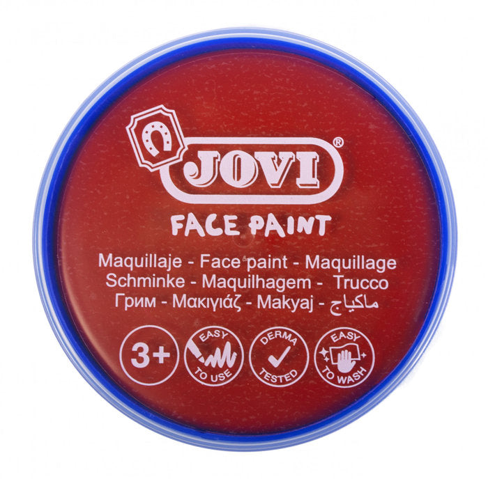 MAQUILLAJE JOVI FACE PAINT 8 ML ROJO | 6 UNIDADES | (JOVI)
