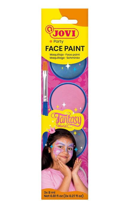 MAQUILLAJE JOVI FACE PAINT FANTASY 3 COLORES | 1 UNIDADES | (JOVI)