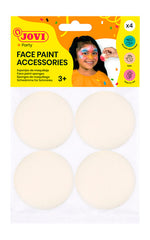 BOLSA 4 ESPONJAS JOVI MAQUILLAJE FACE PAINT | 12 UNIDADES | (JOVI)