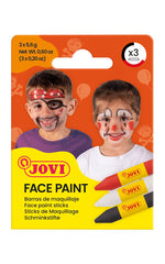 MAQUILLAJE JOVI FACE PAINT 3 BARRAS SCARY | 1 UNIDADES | (JOVI)
