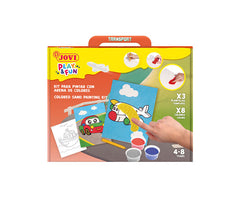 KIT JOVI PINTA CON ARENA DE COLORES VEHICULOS | 1 UNIDADES | (JOVI)