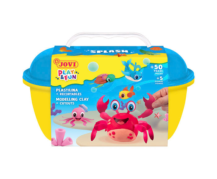 COFRE PLASTILINA JOVI PLAY&FUN SPLASH | 1 UNIDADES | (JOVI)