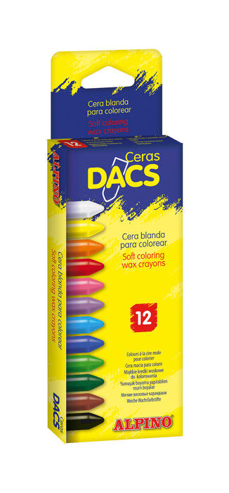 CERA DACS 12 COLORES SURTIDOS | 10 UNIDADES | (DACS)