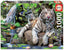 Puzzle Educa 1000 Piezas Tigres Blancos de Bengala Educa