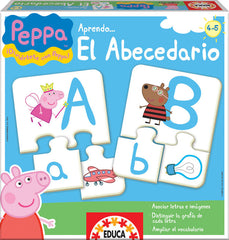 JUEGO APRENDO EL ABECEDARIO PEPPA PIG | EDUCA-BORRAS | 1 UNIDAD | 8412668156524