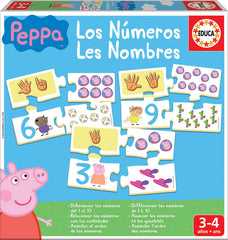JUEGO APRENDO LOS NUMEROS PEPPA PIG | EDUCA-BORRAS | 1 UNIDAD | 8412668162242