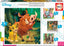 Puzzle Disney Dumbo Bambi Rey León Libro de la Selva Educa-Borras