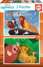 PUZZLE 2X48 PIEZAS REY LEON | EDUCA-BORRAS | 1 UNIDAD | 8412668186293