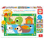 Magic Art Number Granja 4 Pack de 4 puzzles educativos EDUCA-BORRAS