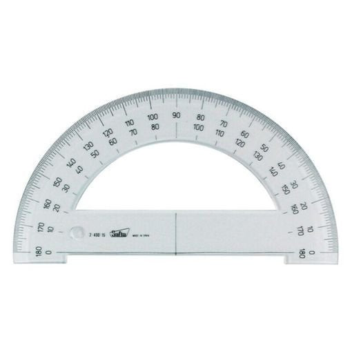 SEMICIRCULO CRISTAL SAFTA 15CM | 20 UNIDADES | (SAFTA BASICO)