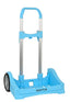 Carro Portamochilas Plegable Evolution Celeste SAFTA