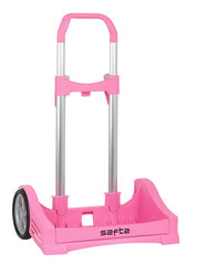 CARRO PORTAMOCHILAS PLEGABLE EVOLUTION ROSA CLARO 205 | SAFTA, S,A,
