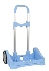 CARRO PORTAMOCHILAS PLEGABLE EVOLUTION AZUL CLARO 205 | SAFTA, S,A,