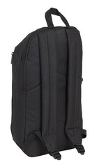 ✅ MINI MOCHILA VERTICAL BOLSILLO NEGRA SAFTA BASIC