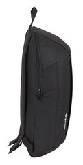 ✅ MINI MOCHILA VERTICAL BOLSILLO NEGRA SAFTA BASIC