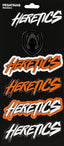 Display 5 Pegatinas Team Heretics Safta