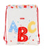 Saco plano Junior Facil Limpieza alphabet 26x34x1cm SAFTA