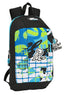 Mini mochila cremalleras vertical El Niño Green Bali SAFTA