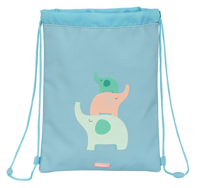 SACO PLANO JUNIOR FACIL LIMPIEZA ELEFANTES PREESCOLAR | SAFTA, S,A,