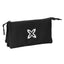 PORTATODO TRIPLE MUNICH BASICOS NEGRO 22x12x3CM
