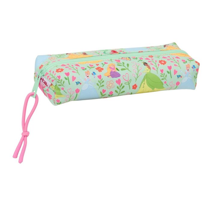 PORTATODO RECTANGULAR + GOMA ELASTICA PRINCESAS DISNEY BLOO | SAFTA, S,A,
