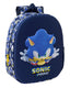 Mochila 3D Guarderia 33 cm Sonic City SAFTA