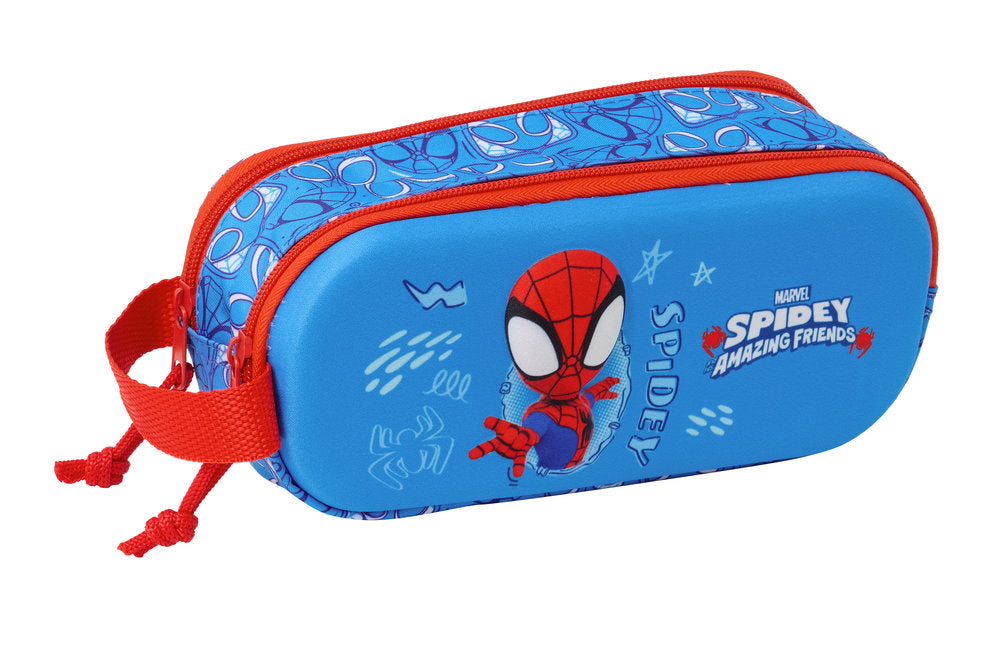 PORTATODO DOBLE 3D SPIDEY | SAFTA, S,A,