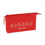 Portatodo triple casitas Merry Xmas 22x12x3cm SAFTA