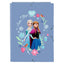Carpeta Cartón Folio con Gomas Solapas Frozen SAFTA