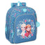 Mochila Junior 38x32 Rejilla Lateral Adapt a Carro Frozen SAFTA