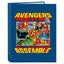 Carpeta Cartón Folio 4 Anillas Mixtas Avengers SAFTA