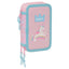 Plumier triple 37 piezas Glowlab Kids Safta