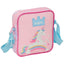 Bolsito bandolera Glowlab Kids SAFTA S.A. Rosa claro