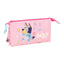 Portatodo Triple Bluey Dance SAFTA S.A. Rosa