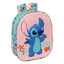 Mochila Guardería 3D Stitch Redonda - Safta