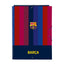 Carpeta cartón folio gomas solapas F.C. Barcelona