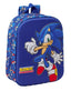 Mochila Guardería 3D Sonic 27x22cm Safta