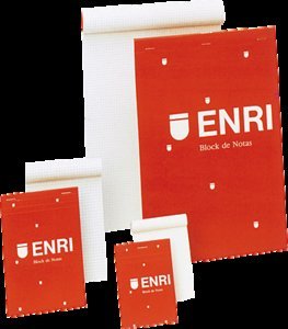 Bloc Espiral Estándar Liso 80H 90g | Enri 2000, S,A, | Cartón | Formato Estándar | Pack 5 Unidades