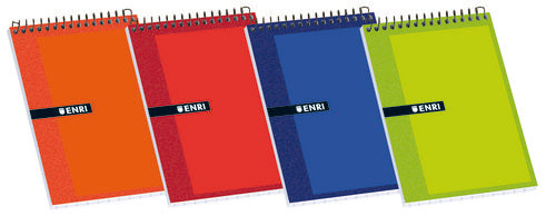 Bloc Espiral Estándar Cuadro 4MM 80H 90g | Enri 2000, S,A, | Cartón | Formato Estándar | Pack 10 Unidades