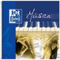 Bloc Espiral Estándar Liso 20H 90g | Oxford | Cartón | Formato Estándar | Pack 10 Unidades