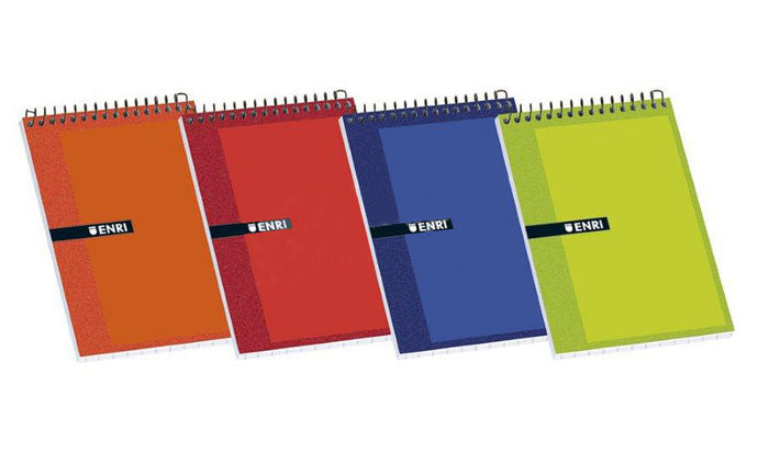Bloc Espiral Estándar Cuadro 4MM 80H 90g | Enri 2000, S,A, | Cartón | Formato Estándar | Pack 10 Unidades