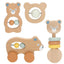 Set Sonajeros Madera Woomax 0M, Pack de 2 juguetes