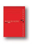 Paq/10 bloc notas con tapa 4º 80h 60gr 4x4