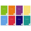 Paq/6 libreta grapada A4 48h 90g pauta 3,5 c/m colores surtidos