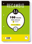 RECAMBIO A4 CUADRO 4MM 100G CANTOS REDONDEADOS 4 TALADROS | 1 UNIDADES | (PACSA)