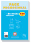 Papel liso A4 80 g 150+50 hojas Pack ahorro Pacsa