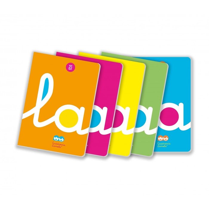 Bloc Espiral Estándar Liso 50H 90g | Lamela | Polipropileno | Formato Estándar | Pack 5 Unidades